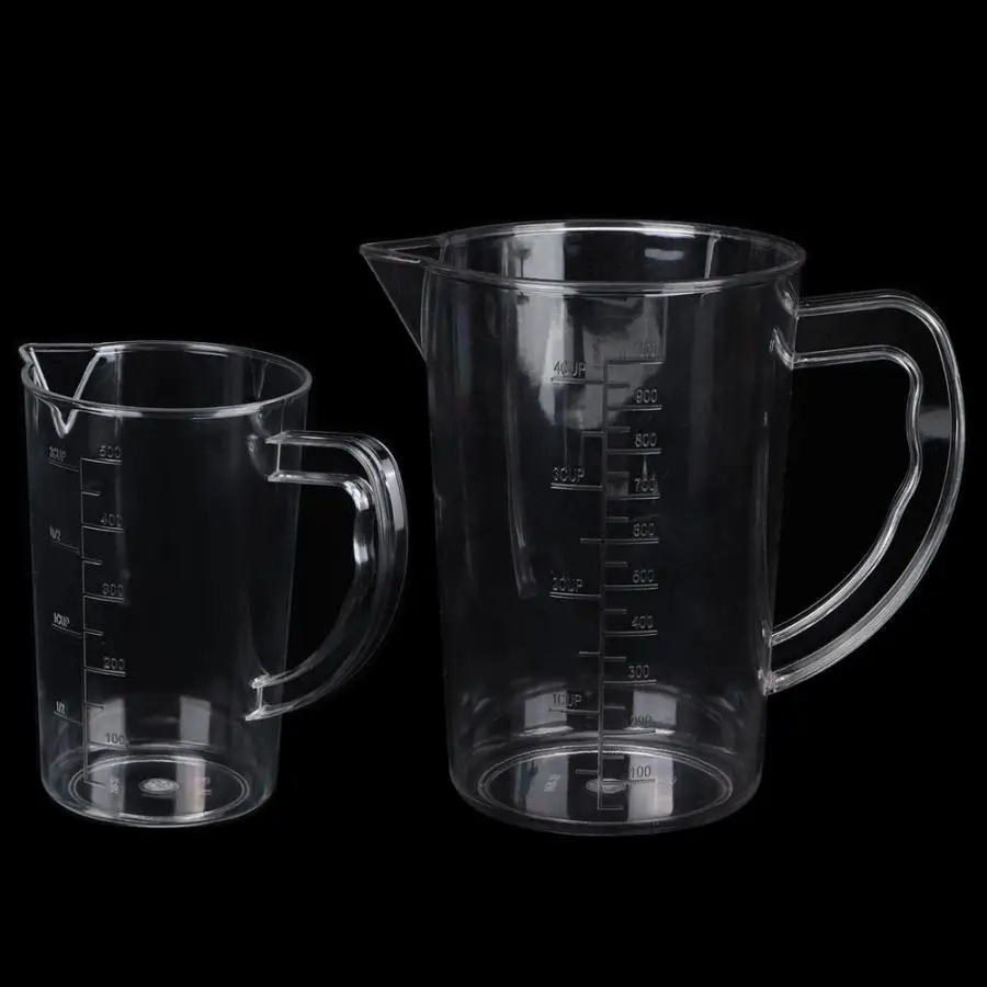 Мерный стакан акриловые мерный стаканчик кувшин прозрачный ясным масштабом