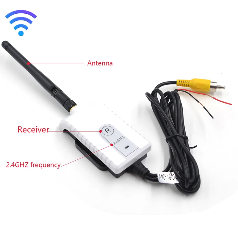 $143.59 2.4 Ghz Truck/Bus vehicle Camera Wireless Transmitter & Receiver Kit Car Rearview Camera wireless Wiring For All RCA Video