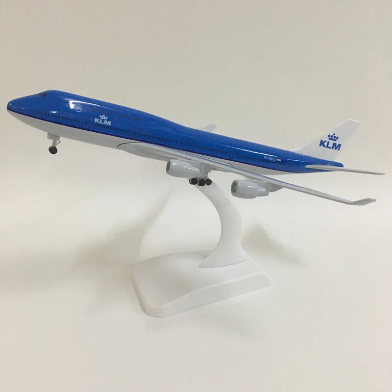 Джейсон пачка 20 см KLM Королевский голландский Boeing 747 модель самолета Модель