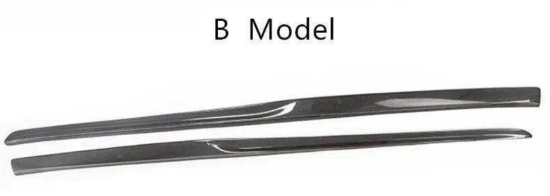 Спойлер для боковой юбки из углеродного волокна Mercedes Benz C Class W205 C180 C200 C260 C300 2015 2019