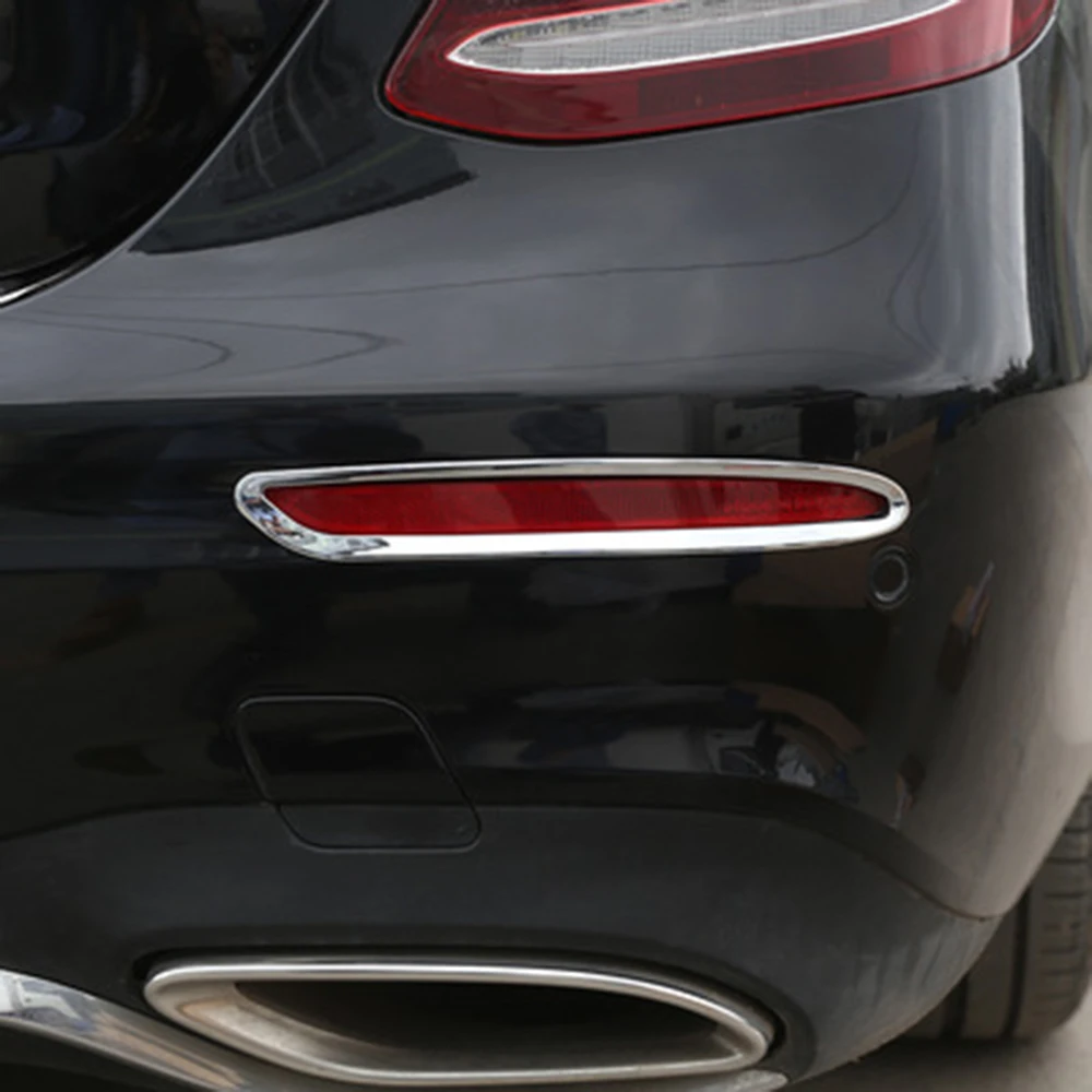 

Car Rear Fog Light Lamp Foglight Cover Trim Decoration For Mercedes-Benz E-Class E300 2016 2017 2018 2019 2020