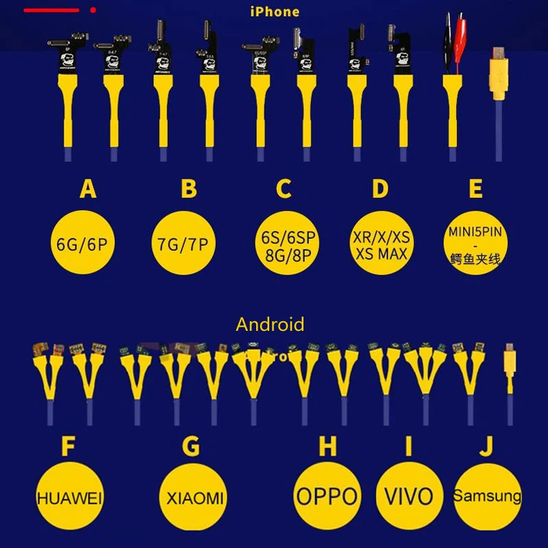 Механик IBoot блок питания Тестовый Кабель материнская плата для IPhone Android мобильный