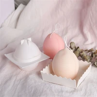 3d peach shape scented silicone candle mold diy plaster crafts mould handmade soap making tool home cake chocolate decoration