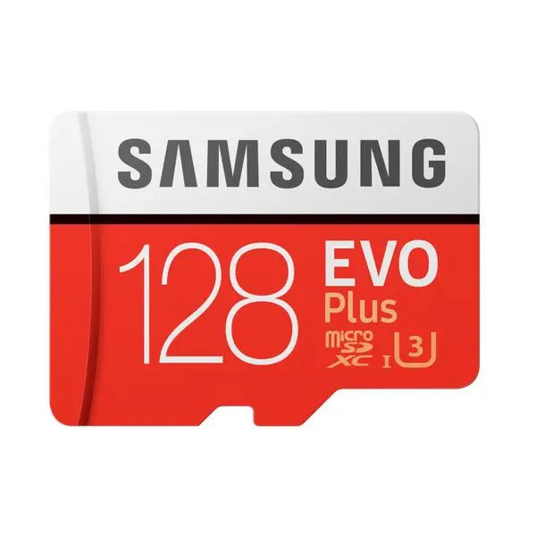 Micro SD карта Samsung EVO Plus MB-MC128G 128 ГБ красный белый | Компьютеры и офис