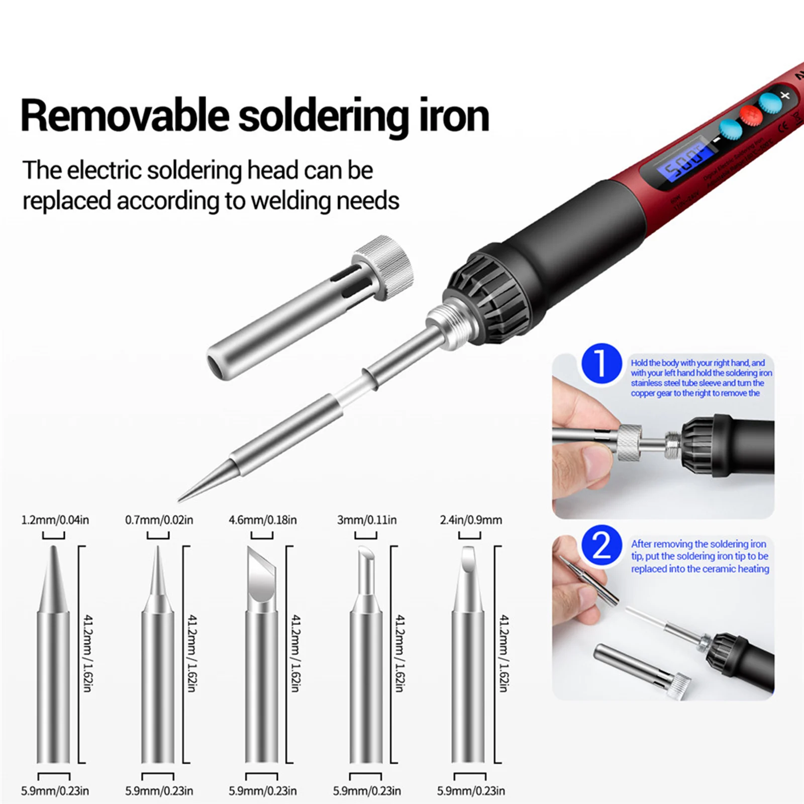 

Soldering Iron Electric Gun Adjustable Temperature Welding Set