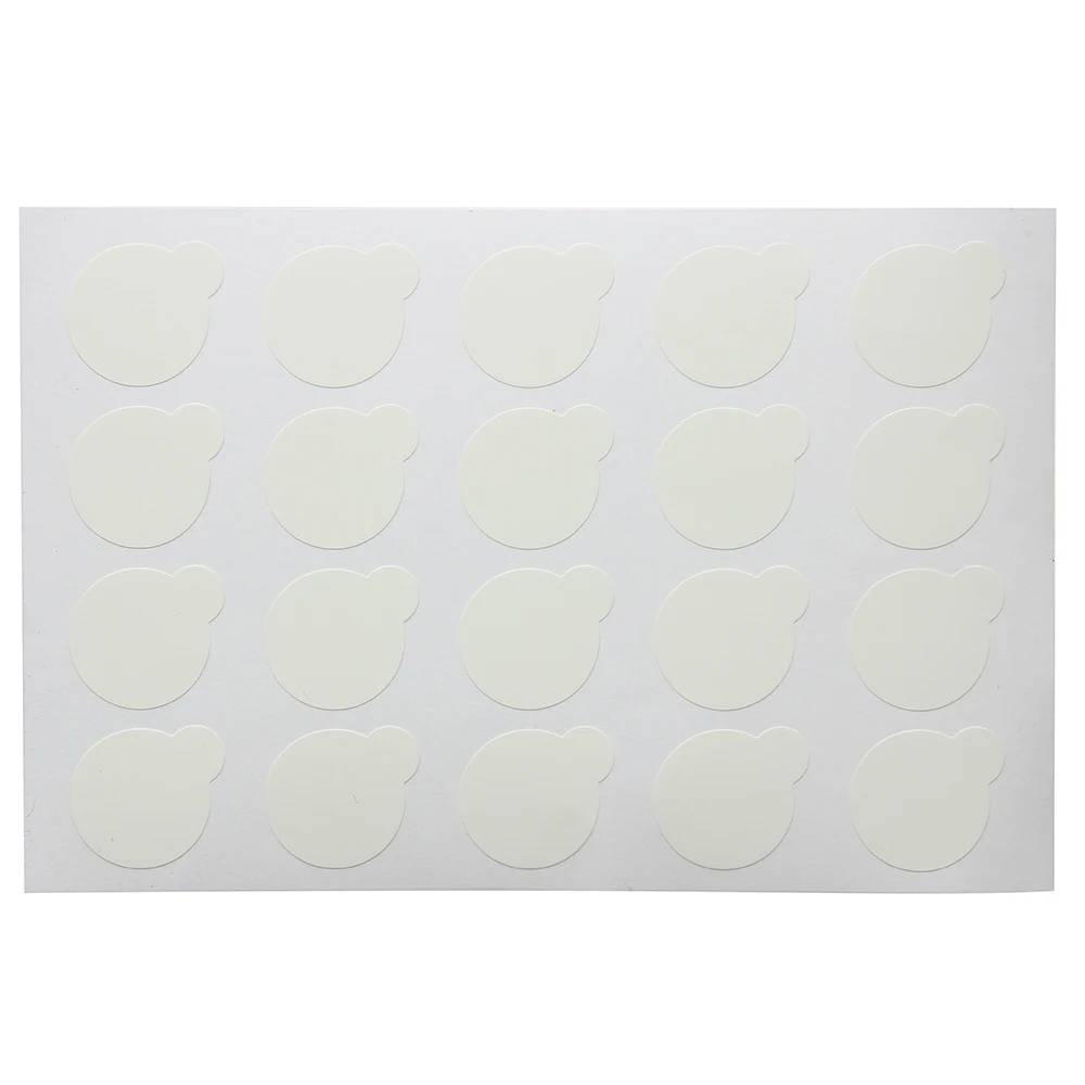 20pcs glue holder Акриловый поддон, индивидуальное наращивание ресниц, клеевая пластина, объемная Подушечка для ресниц, инструменты для обучения макияжу, клей+ 20 шт., держатель ресницы - Цвет: 20pcs glue holder