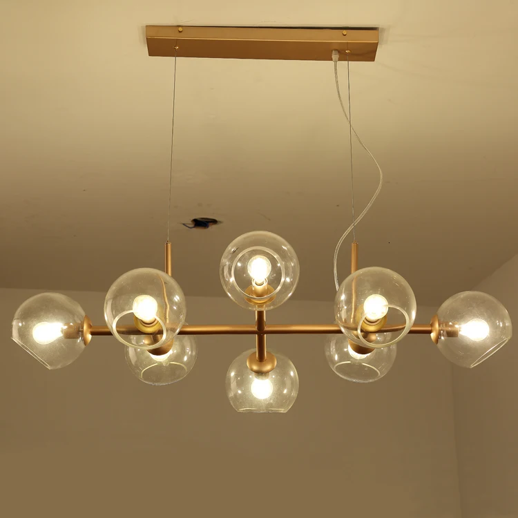 Креативная художественная стеклянная Современная подвесная люстра сделай сам