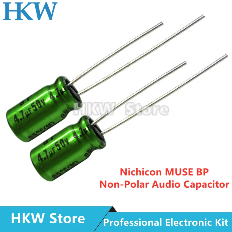 10 шт./лот Nichicon MUSE BP ES неполярный биполярный HiFi аудио конденсатор 4 7 мкФ 22 47 100 16V 25V 50V