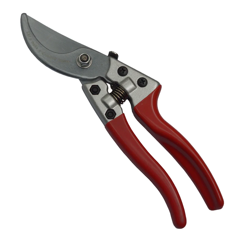 

C Mart 8 Inch Garden Scissors 200mm Pruning Shears Pruner Fruit Branch Cutter Metal Handle SK5 Carbon Steel Blade Park HandTools