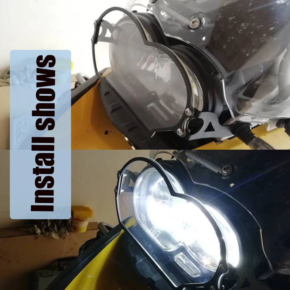 Защита передней фары для BMW R1200GS Adventure 2004-2012 R 1200 GS R1200 ADV защита мотоцикла Защитная