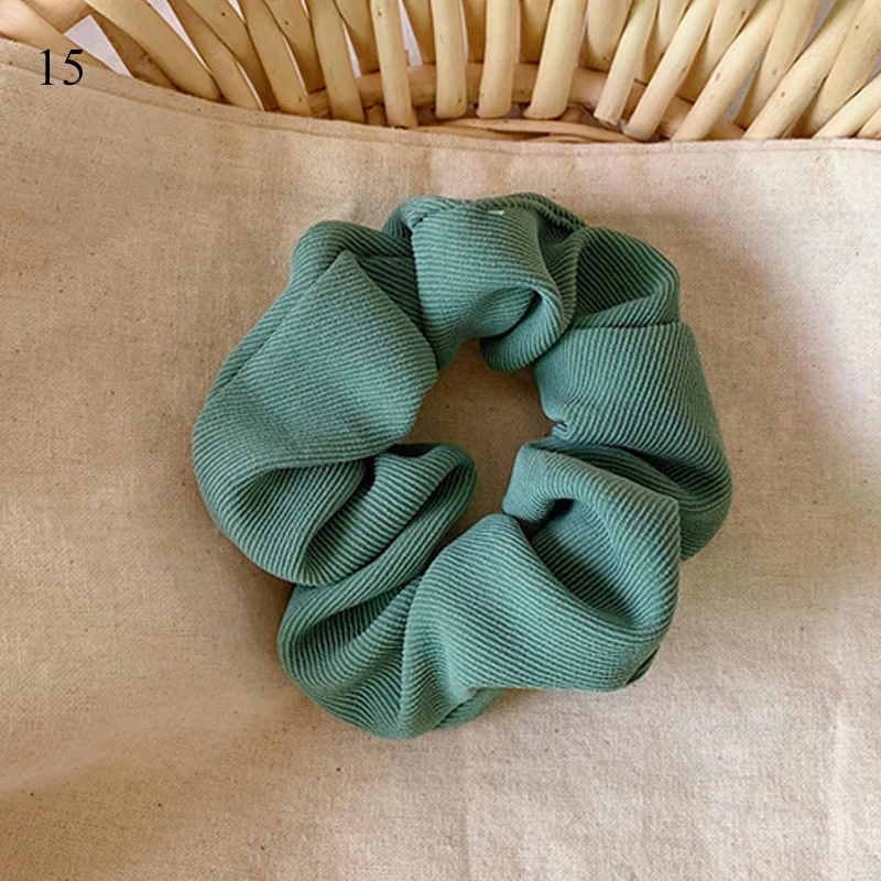 Цветочным принтом в клетку Scrunchies женский Хвостик Держатель эластичной резинкой