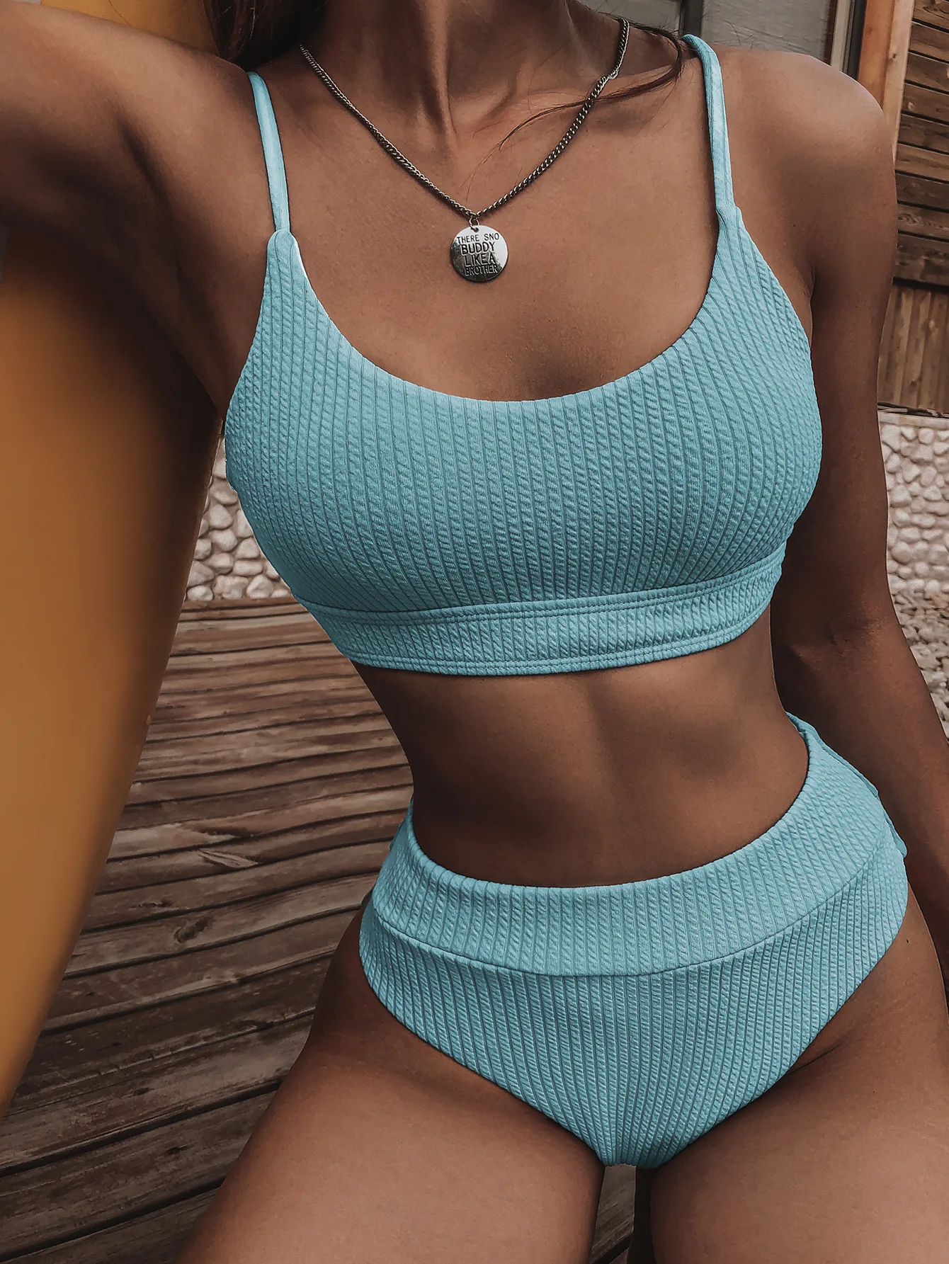 

Лидер продаж 2021, женский купальник, комплект бикини с высокой талией, сексуальный специальный облегающий купальник из ткани с покрытием жив...