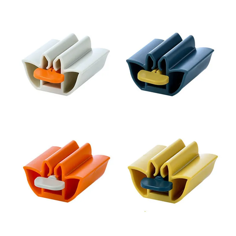 

High Quality Home Plastic Toothpaste Squeezer Tube Easy Dispenser Rolling Holder Bathroom Supply Tooth Cleaning Accessories