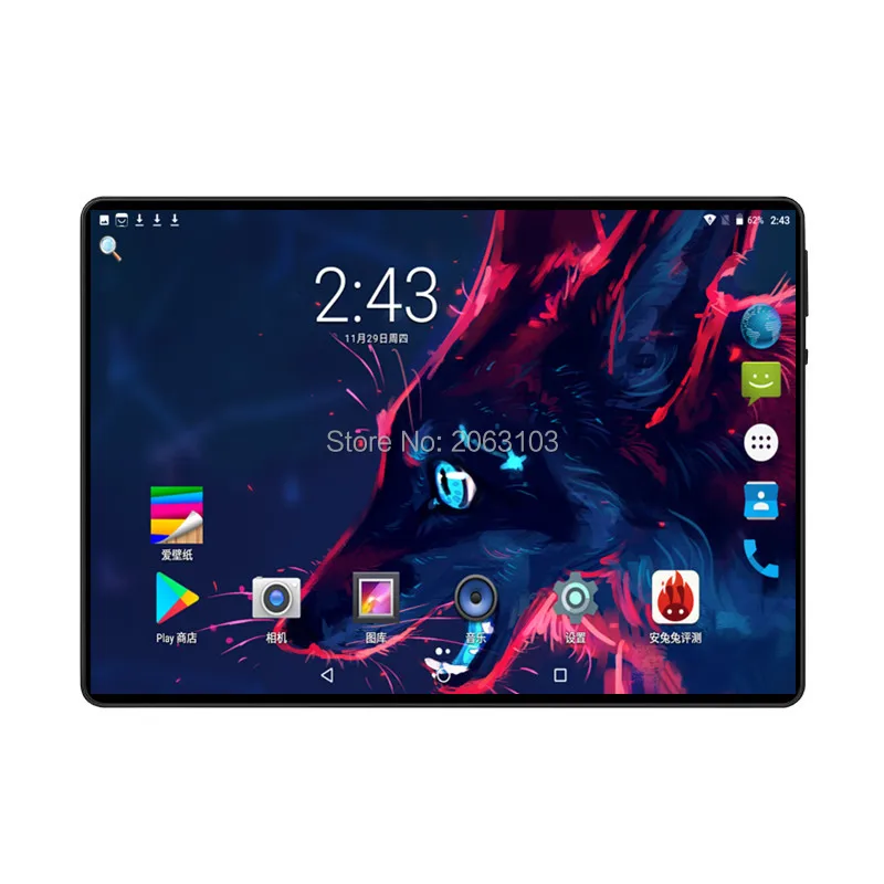 10 дюймовый Android планшет 6 Гб RAM 128 ГБ ROM Google 9 0 OS Двойная камера WiFi 1920*1200 IPS 3G 4G FDD LTE GPS