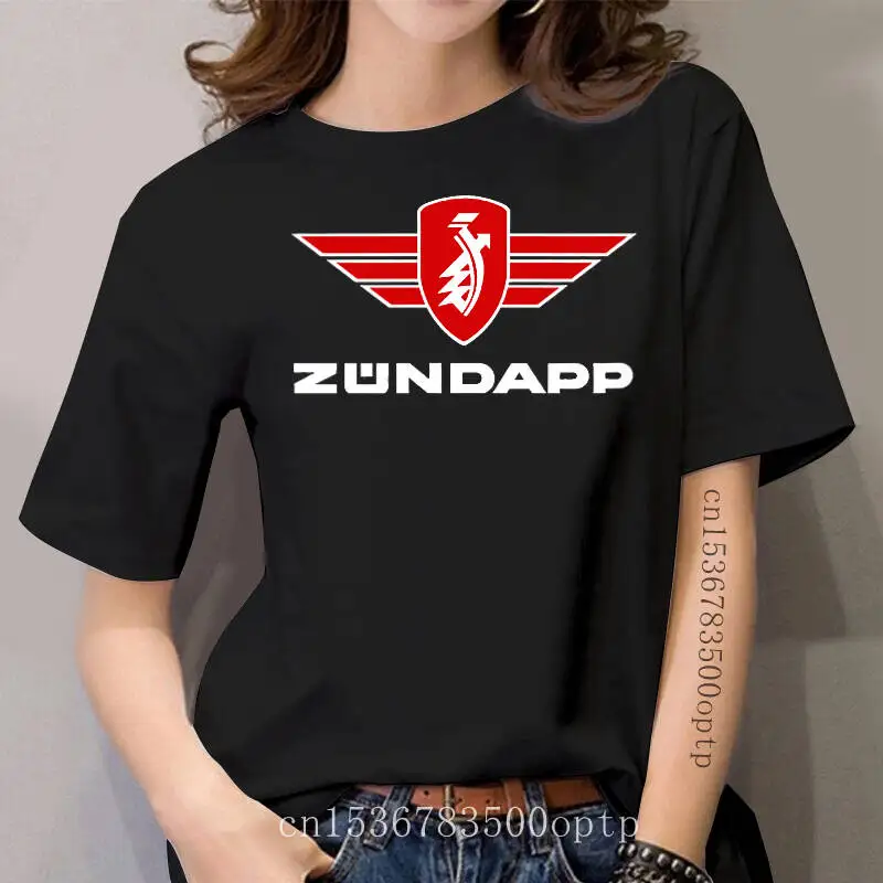 

women T Shirt Shirts New Zundapp Motorcycles 100% Cotton women Black 2020 Fashion Tees Custom Cool