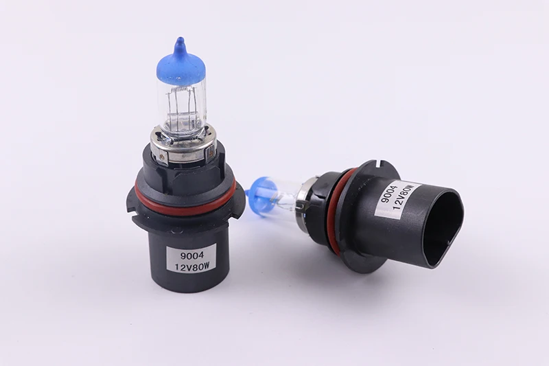 Высокое качество 9004/HB1 Hi/Lo светильник галогеновая лампа 4500K 12V 80W 3000Lm ксеноновая теплая белая кварцевая стеклянная Автомобильная заменяемая лампочка для фар