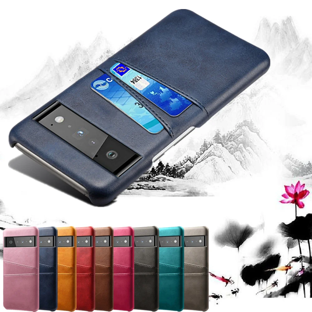 

Pixel 6 Pro Case for Google Pixel 6 Pro 5G funda cover Luxury PU Leather Card Slots Case for google pixel 6 pro 5g Coque Funda