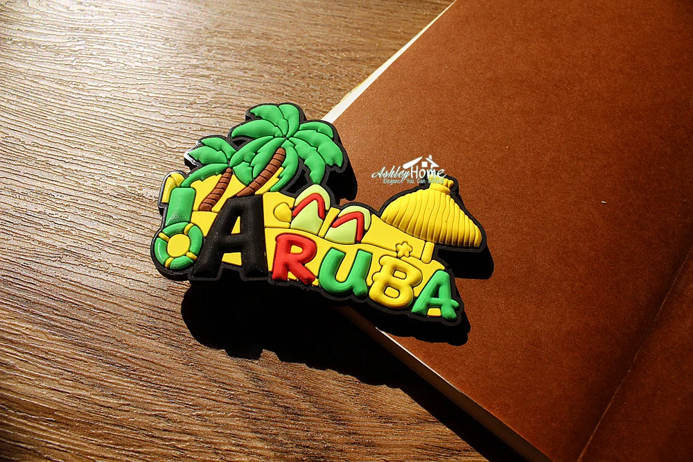 Туристический сувенир ARUBA из Карибского моря 3D резиновая модель идея
