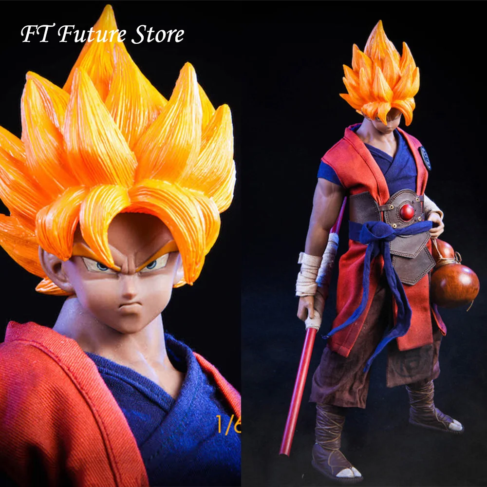 Коллекционная 19XG41 1/6 японский аниме Dragon Ball WU KONG Head& Clothes аксессуар прямой/Strabismus Eyes версия для фанатов