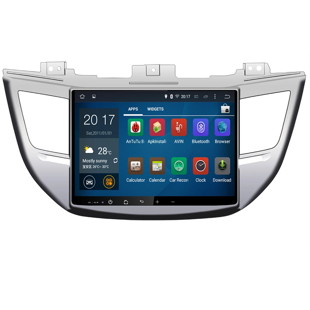 Автомобильный dvd плеер 4 Гб + 32 ГБ Восьмиядерный android 10 для Hyundai Tucson/IX35 2015 2016 2017 2018 2019