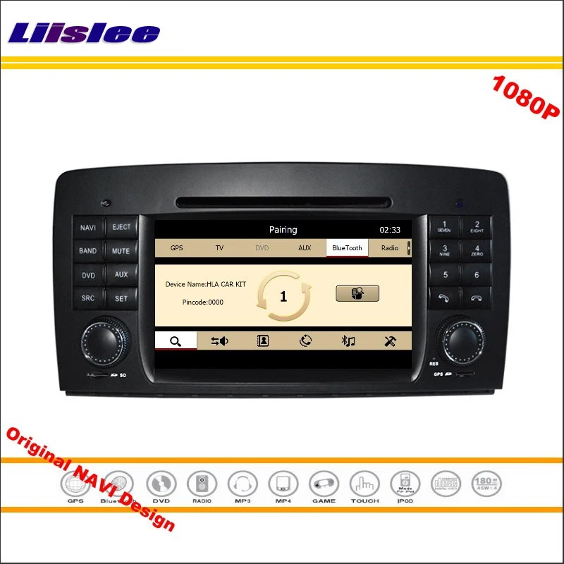 Для Mercedes Benz SLK R171 2004 ~ 2011 стерео радио CD DVD плеер GPS навигация 1080P экранная система