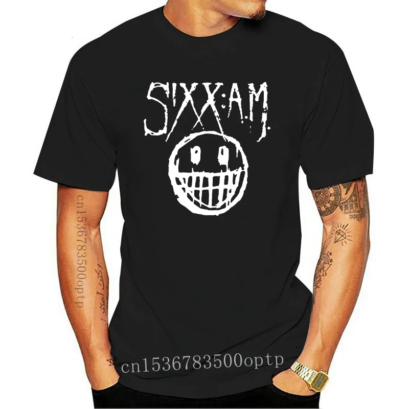 

Новая мужская черная футболка SIXX AM * Nikki Sixx * Hard Rock Band, размеры от S до 5XL, Повседневная футболка с принтом, мужские топы