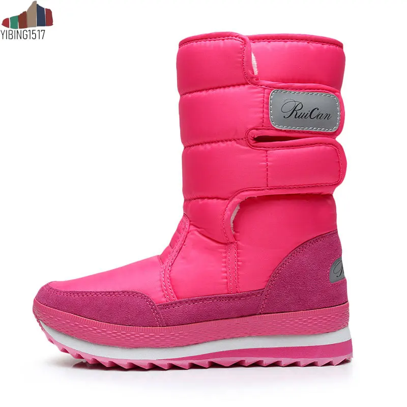 Доставка женские ботинки на пуху коллекция 2019 года Теплая обувь платформе