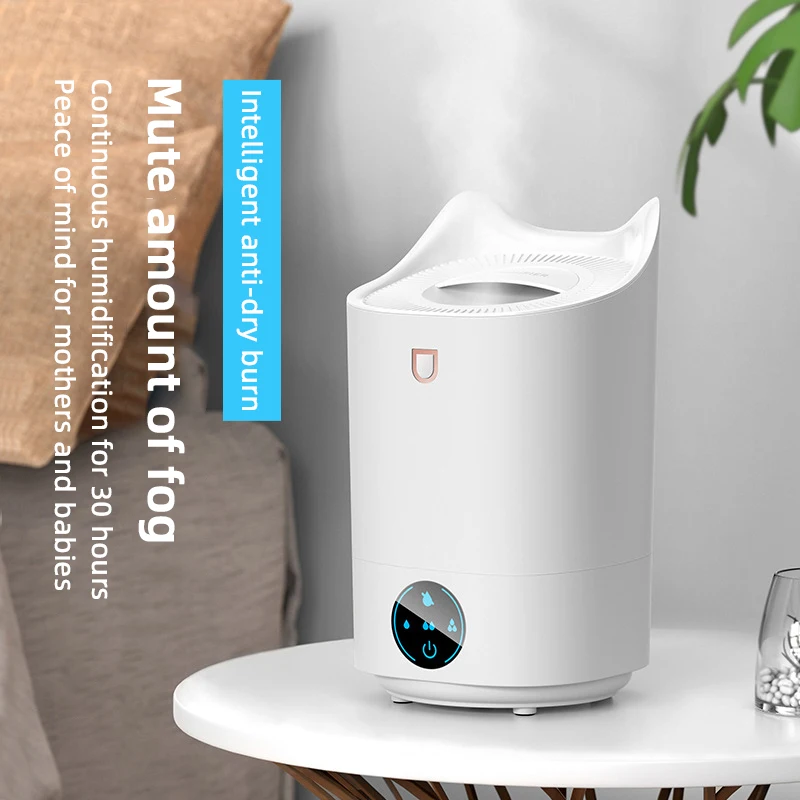 

4000ML Home Air Humidifier Double Nozzle Cool Mist Aroma Diffuser with Coloful LED light Heavy fog Ultrasonic Humidificador