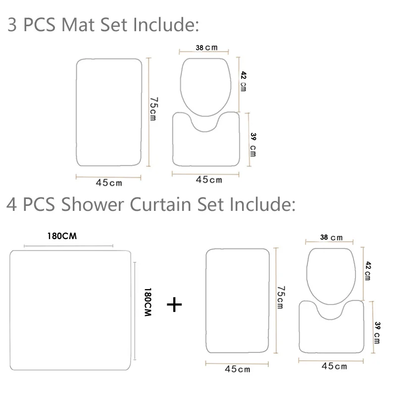 Занавеска для душа черная женская с принтом занавеска ванной 3d в африканском