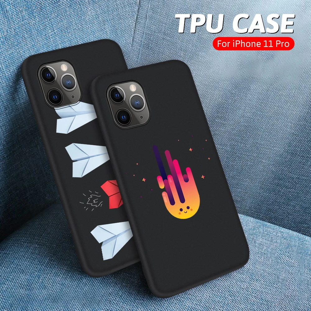 Чехол с рисунком для iPhone 11 7 8 Plus 6 6S TPU чехол Pro Max XR X XS MAX задняя крышка телефона |