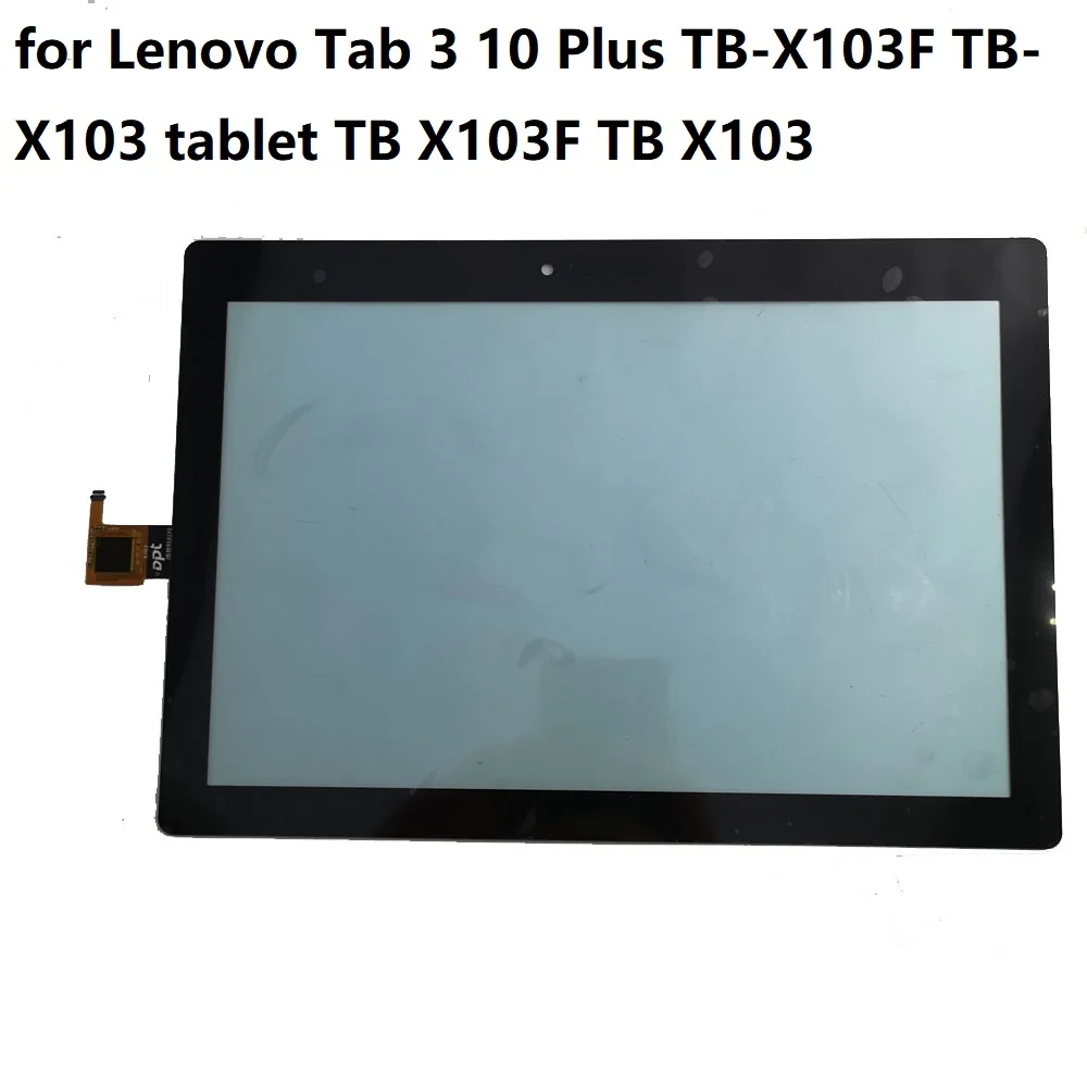 Polegada para Lenovo Digitador da Tela de Toque Novo Plus Tb-x103f Tb-x103 Tablet tb X103f X103 Sensor Vidro 10.1 Tab 3 10