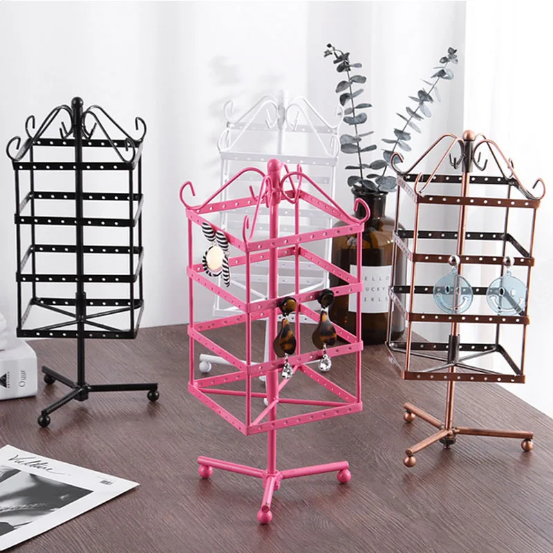 Лидер продаж новинка 4 цвета 128 отверстий подставка для сережек организация