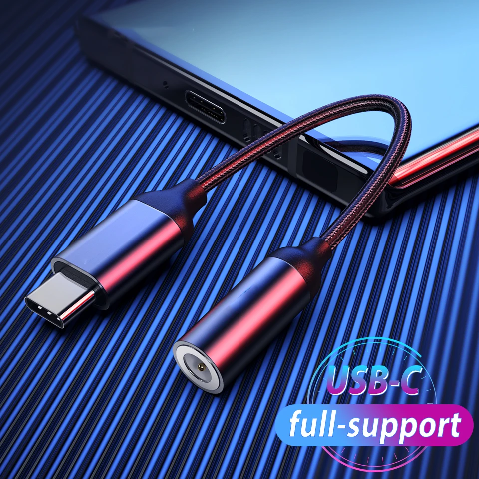USB Тип C 3 5 мм разъем для наушников Aux аудио кабель адаптер Xiaomi mi10 Black Shark Helo Oneplus 7t 6