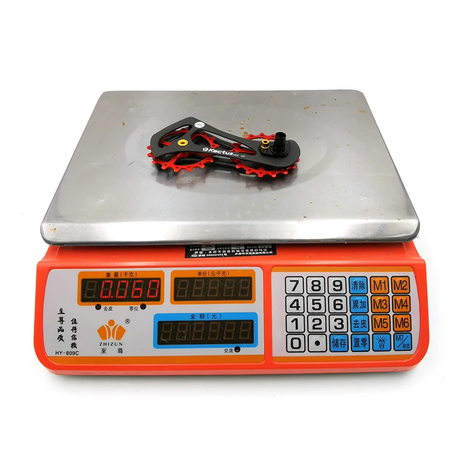 

Bicycle 17T Ceramic carbon fiber Bearing Jockey Pulley Wheel Set Carbon Fiber CNC Rear Derailleurs Guide for bicycle accessories