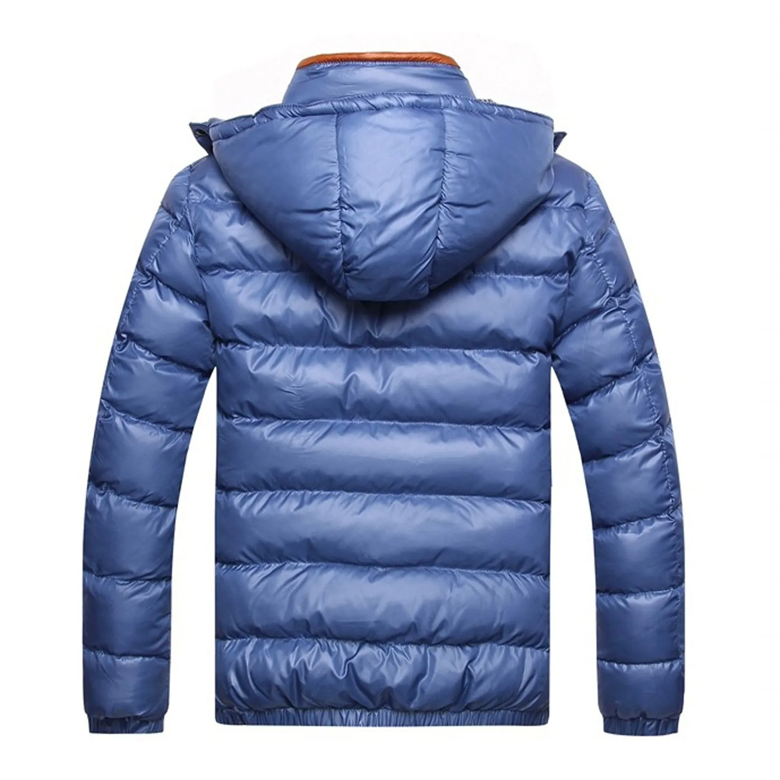 Men's Winter Parka Coat Hooded Hat Removable Cotton Jacket Casual Fashion Thickening Warm Padded Jacket Coat Outwear 2021