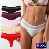 3pcs womens panties tangas sexy cotton thong low waist g strings intimate underwear fashion panty ladies underpants