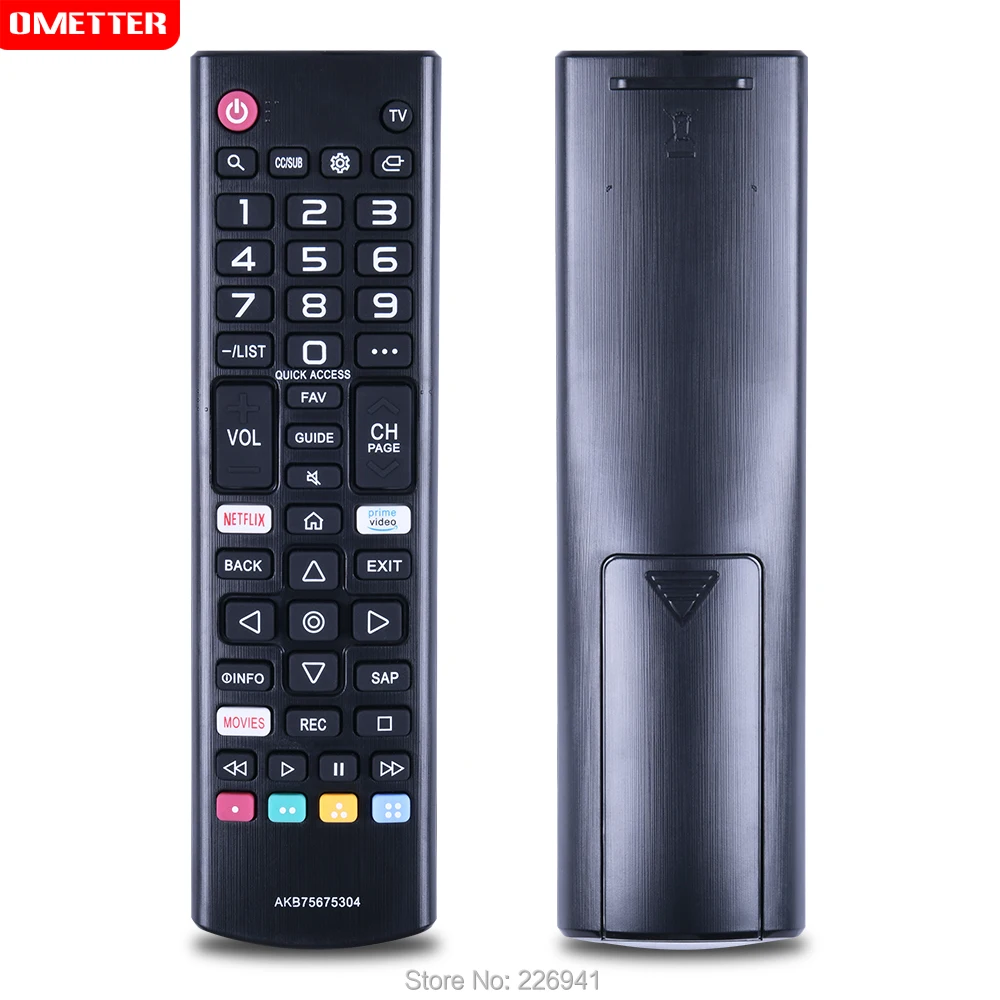 

AKB75675304 Remote Control With NETFLIX Prime Video Apps For LG 2019 2020 Smart TV UM LM LK MT UK UJ SM SERIES Fernbedienung