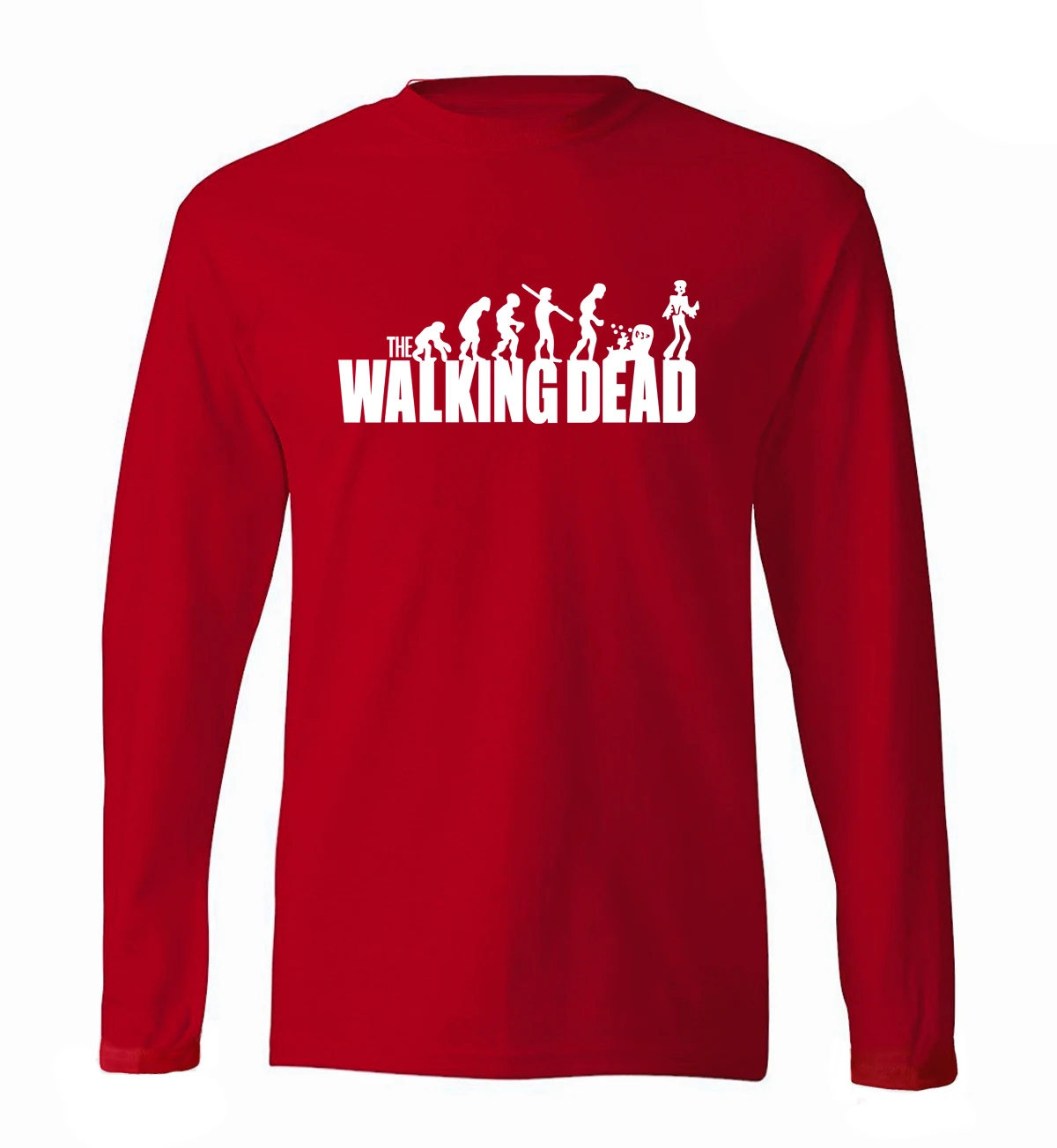 Хипстер Ходячие мертвецы хип хоп мужские футболки с длинным рукавом 2020 Весна