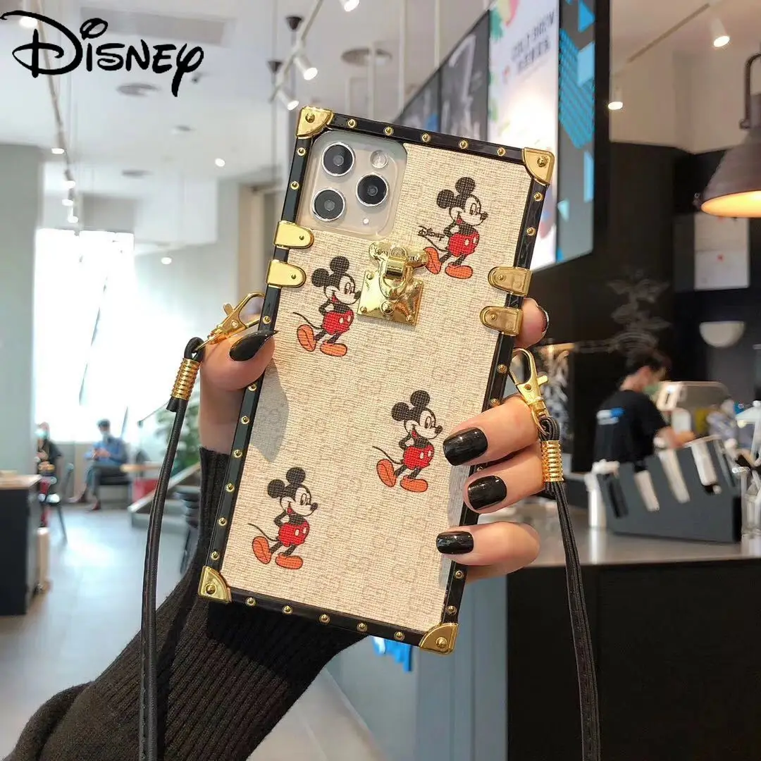 

Disney Ms Mobile Shell Big Brand with Lanyard for iPhone6/6s/6p/6splus/7/8/7p/8p/xs/xr/se/11/11pro/11promax/xsmax/12pro/12promax