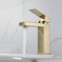 modern basin faucet bathroom gold black silver faucet deck mounted basin sink tap mixer hot cold water stainless steel faucet