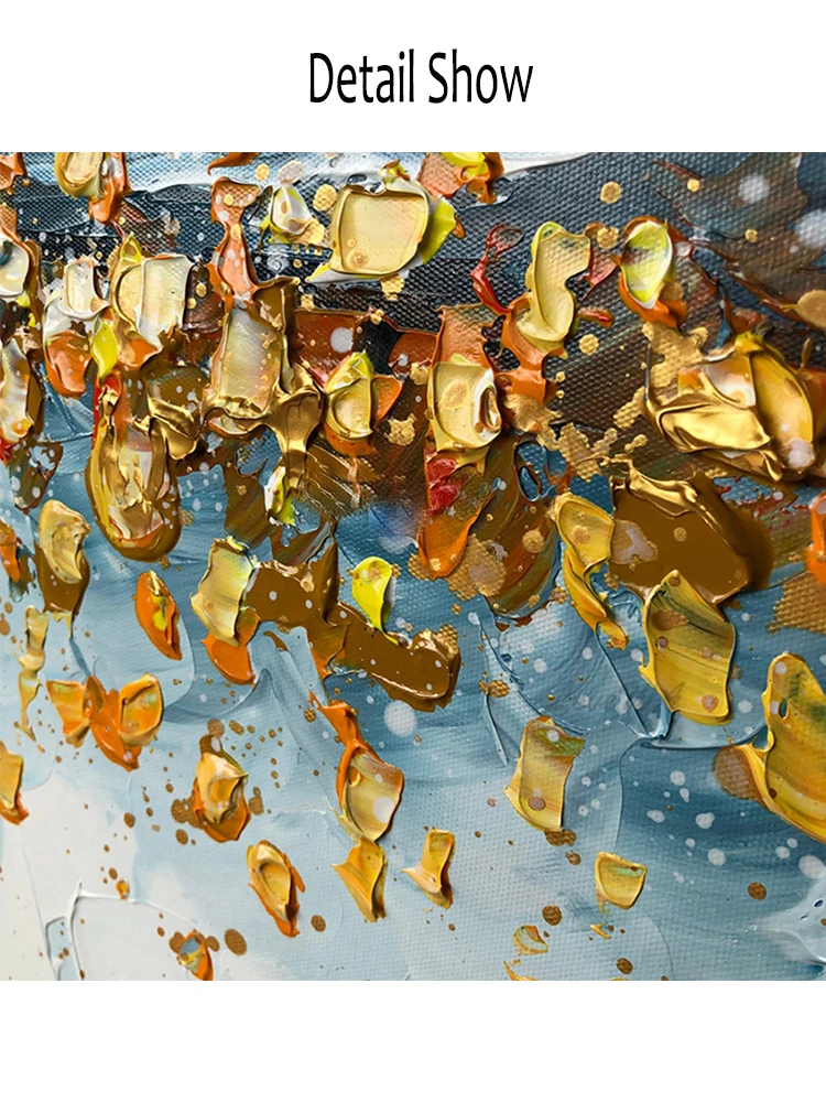 

Hand Painted Modern Abstract Picture Oil Canvas Painting Abstract Art Mountain Peaks Wall Picture Entrance Wall Decor