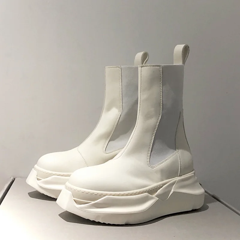 

2021 Autumn And Winter New Platform Chelsea Boots Women Ro High-Grade Martens Lengthened Leg Type Platform Ankle Boots Tide