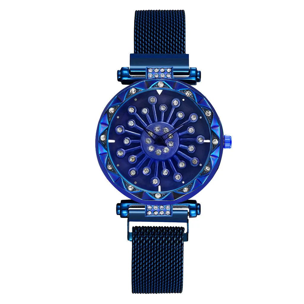 Часы наручные женские кварцевые с магнитной пряжкой модные часы внутренним