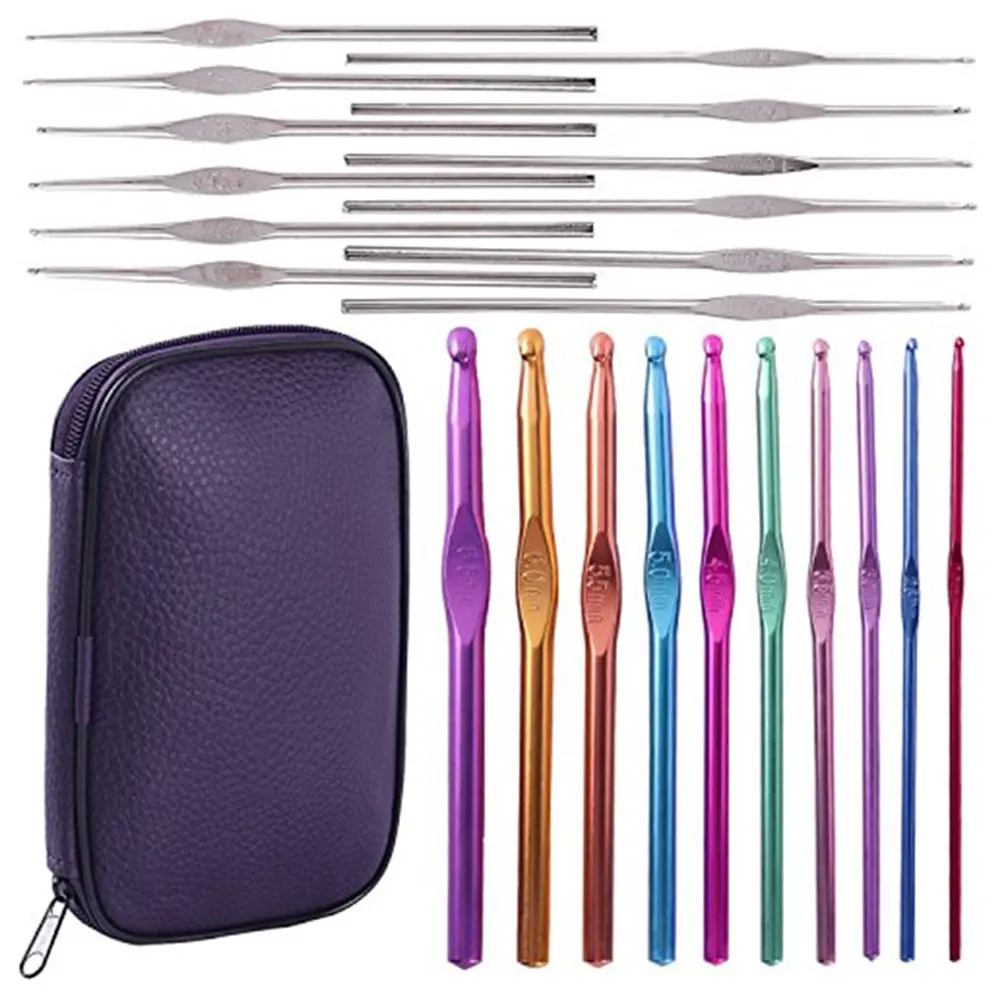 Новый набор крючков для вязания крючком легкие портативные аксессуары рукоделия