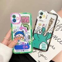 case for iphone 11 case shockproof cover iphone 13 pro max xr 12 7 8 plus xs x se 2020 12mini bumper cartoon transparent shell
