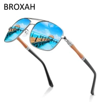 polarized sunglasses men new fashion car driving glasses brand designer metal sun glasses uv400 oculos de sol