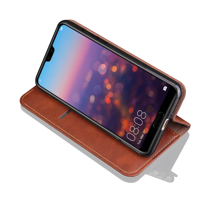 Флип чехол для Huawei P30 Pro Lite P30Pro роскошный кожаный кошелек с отделениями карт HUAWEI
