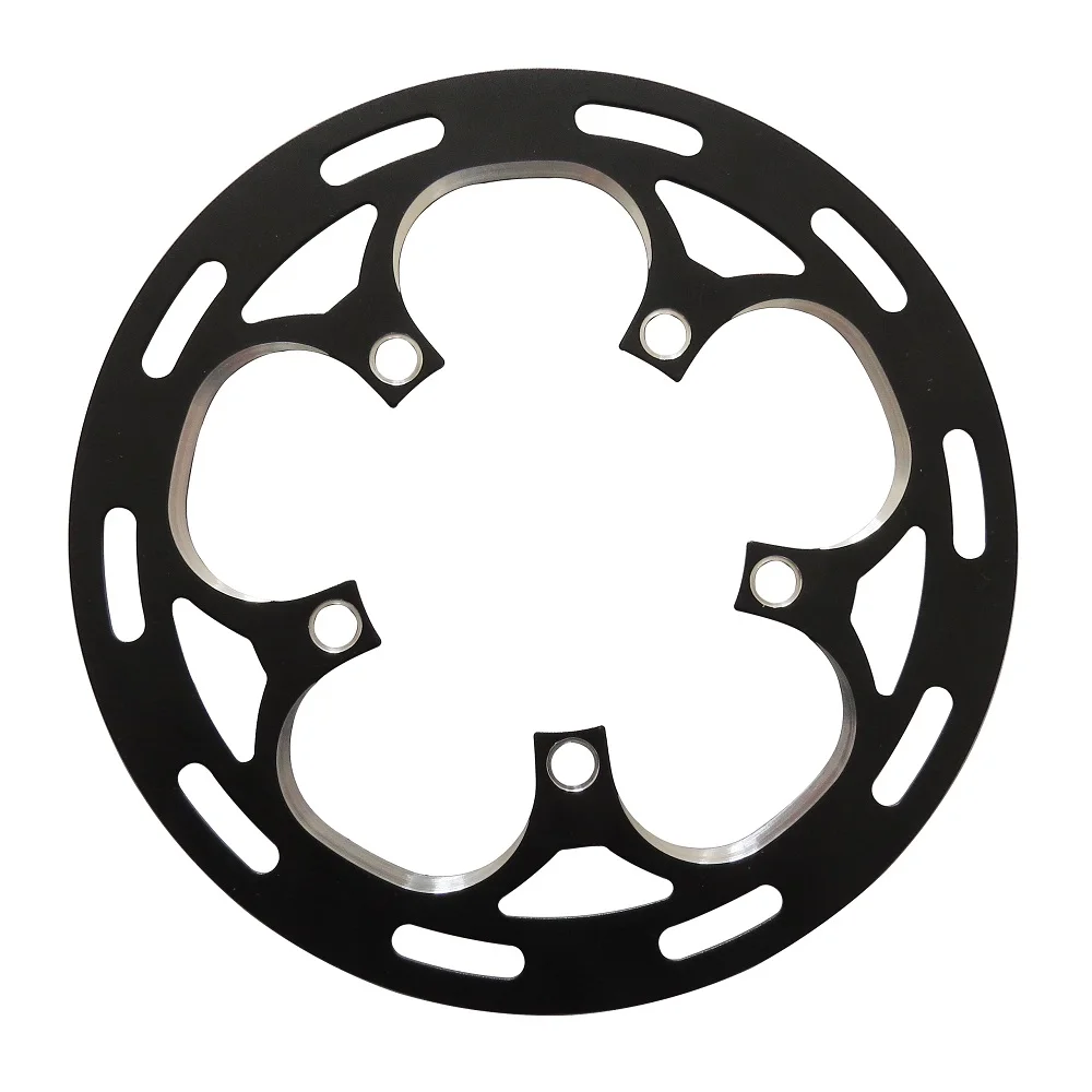 TRUYOU 110 BCD Aluminum Alloy Road Bicycle Chain Cover 44T 46T 48T 50T 52T 53T Protect Support Folding Bike Chainring Guard