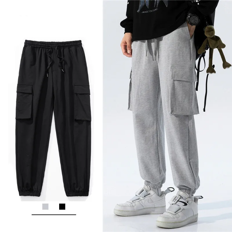 

Весенние мужские брюки для отдыха модные спортивные брюки повседневные универсальные брюки для ног Осенняя мужская одежда