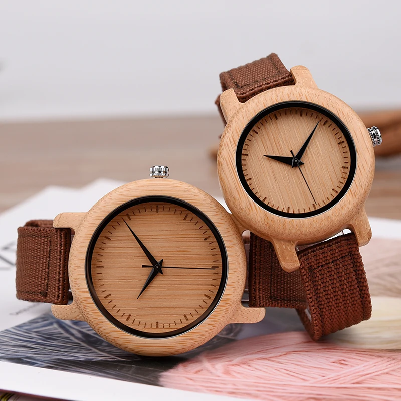 Часы DODO DEER парные деревянные для мужчин и женщин легкие простые японские